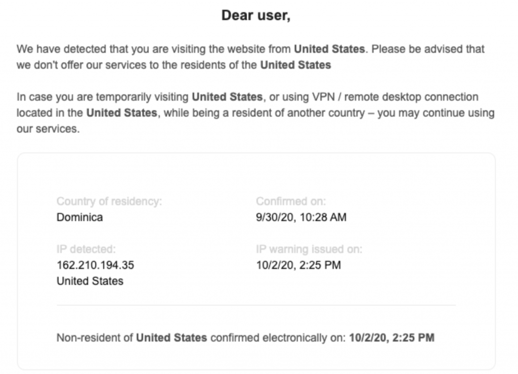 Cybrox Pros: How We Protect Users’ Funds And Comply With AML Guidance - screen shot 2020 10 06 at 2.50.34 pm 1024x739
