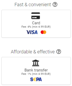 Cybrox Pros Partners With Coinify To Make Buying Bitcoin Even Easier - Coinify 3 payment method 252x300